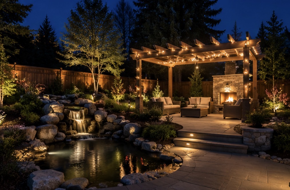 Landscape lighting Alberta